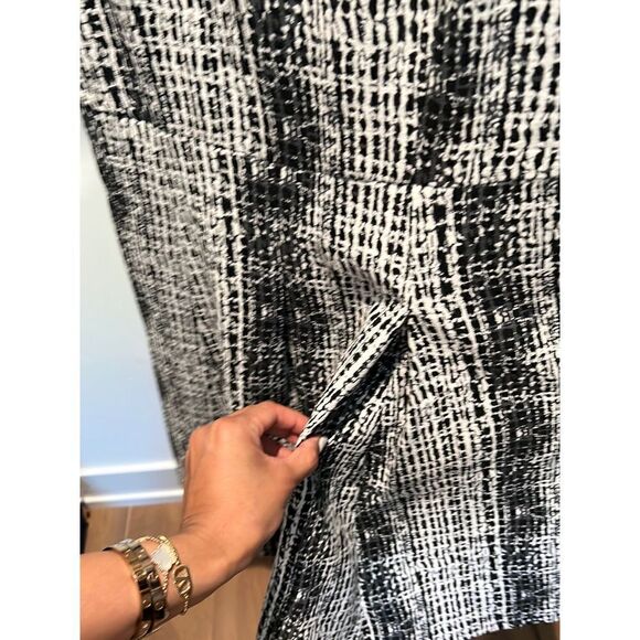 Eva Longoria printed sleeveless A-line fit and flare double-lined professional w - Picture 3 of 5